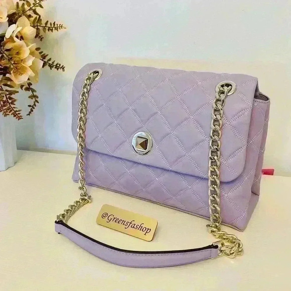 Kate Spade Purse Natalia Shoulder Bag Lilac Frost - Picture 2 of 12